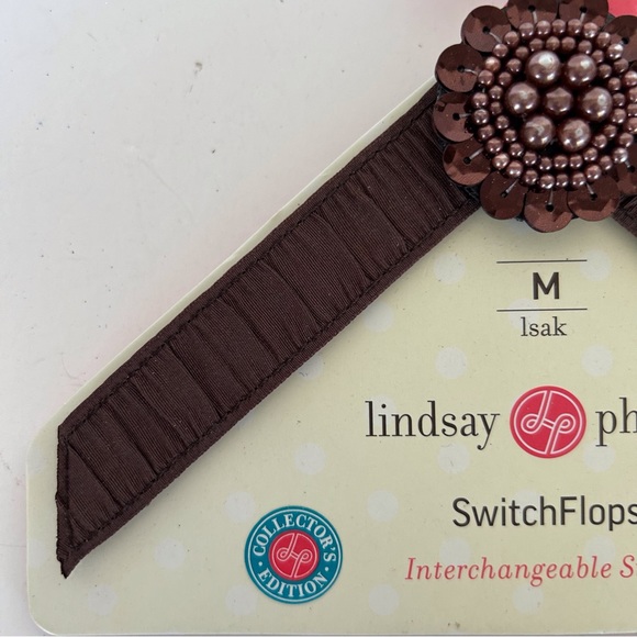 LINDSAY PHILLIPS SWITCHFLOPS SIZE MEDIUM 7/8 NWT - Picture 5 of 10